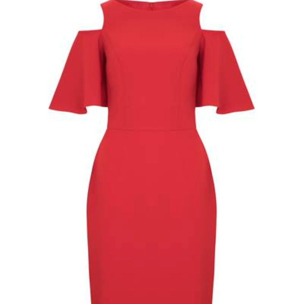 Long Tall Sally cold shoulder dress